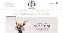Desktop Screenshot of flowersdeliverysanfrancisco.com